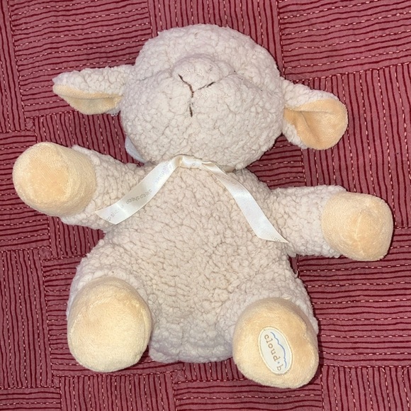 Cloud B soothing sleep sheep sounds machine Soft Cream Lamb Plush - Picture 1 of 14